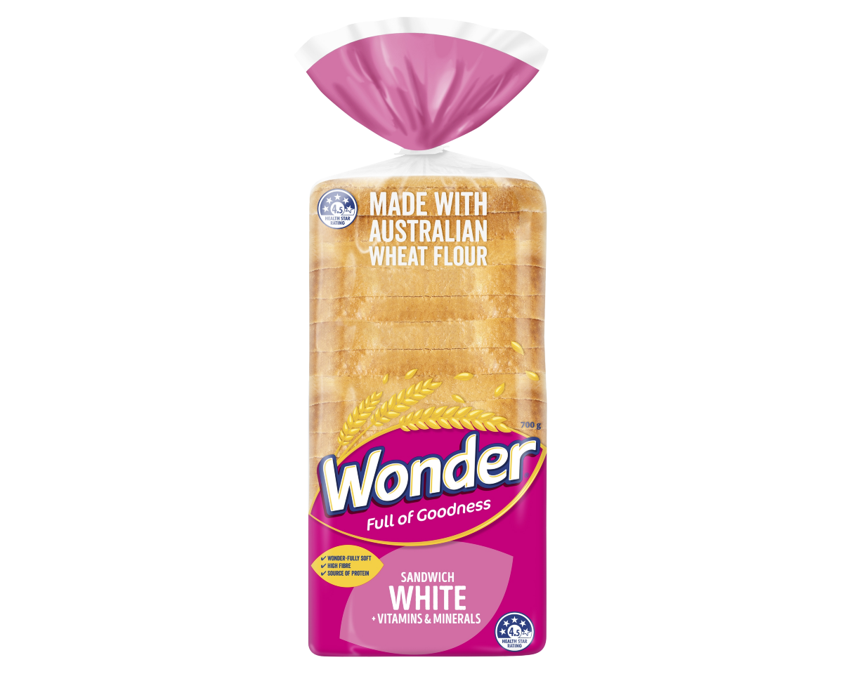 Wonder Sandwich White Vitamins and Minerals 700 g Wonder