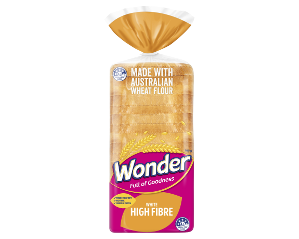 Wonder Sandwich High Fibre White 700 g