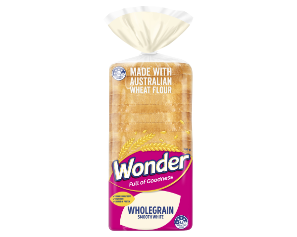 Wonder Wholegrain Smooth White Bread 700g